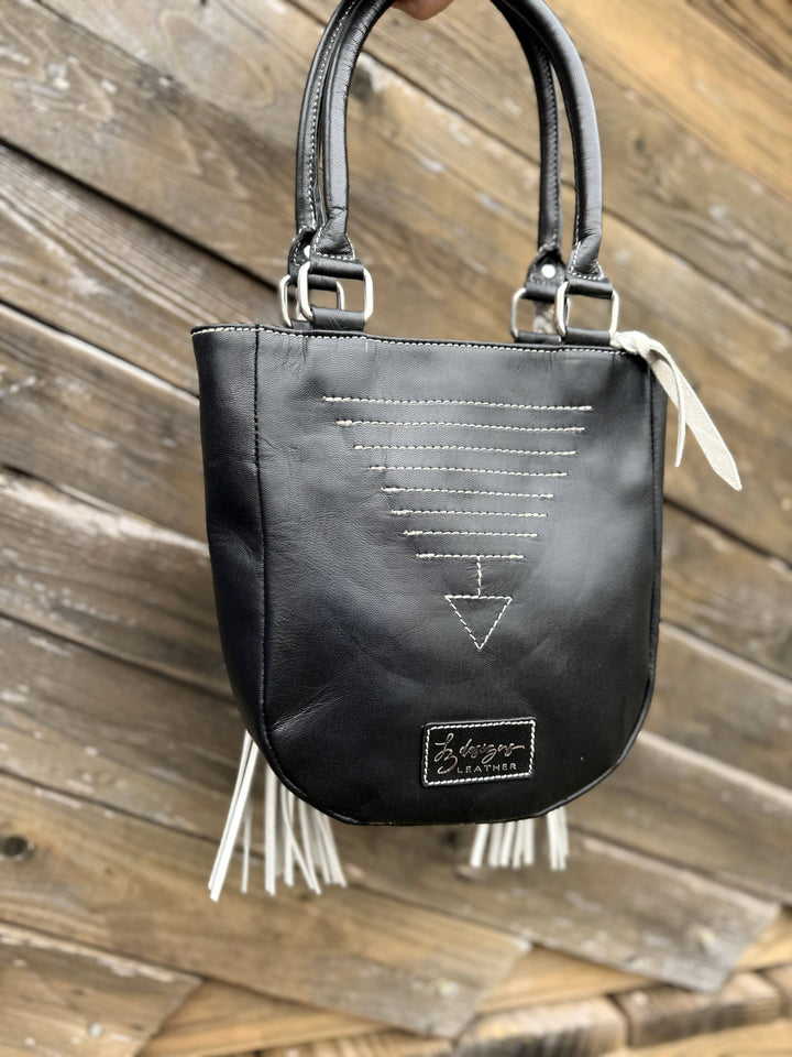 Pink Electric Rodeo Fringe Tote Neon Spur