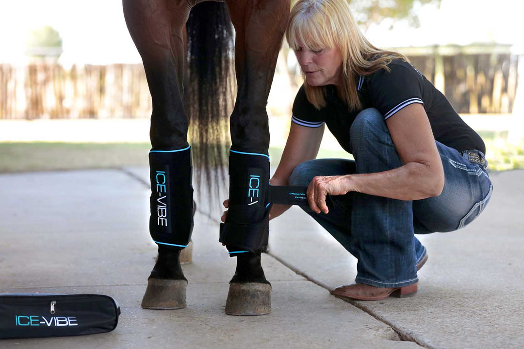 Ice Vibe Therapy Boot for Horses -2 Pack