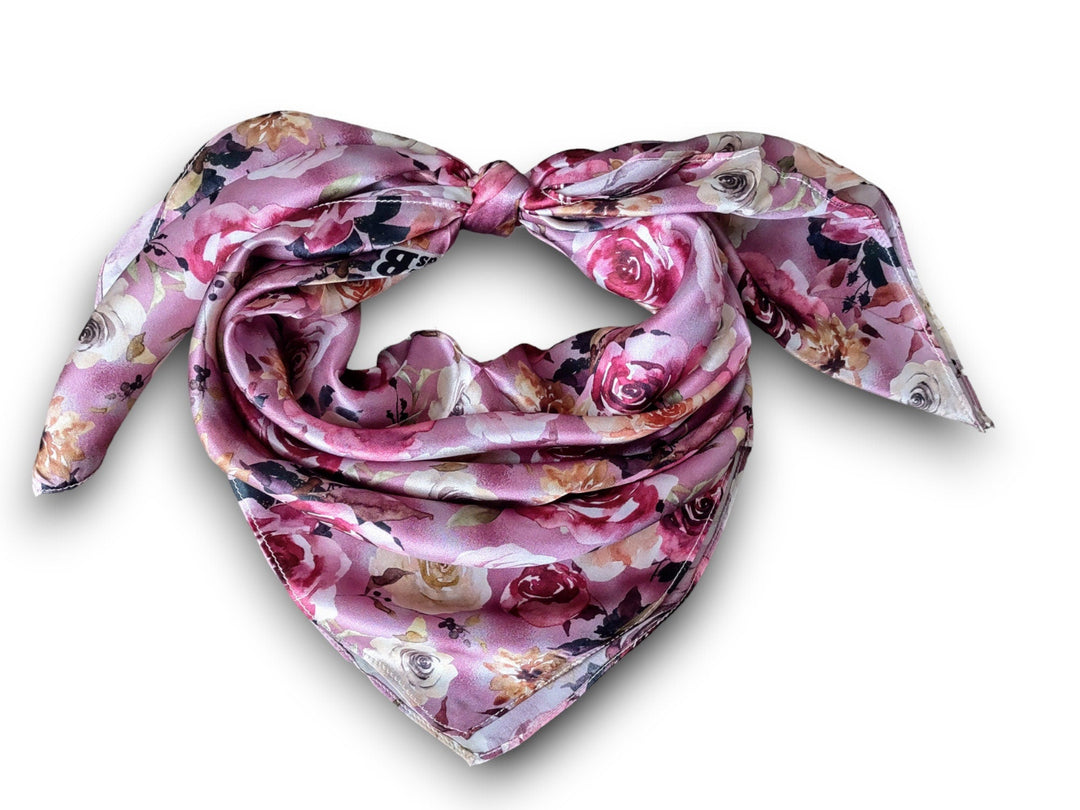 Silk Wild Rag -Lilac Bloom