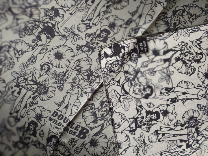 Silk Wild Rag -Pin Up Cowgirls