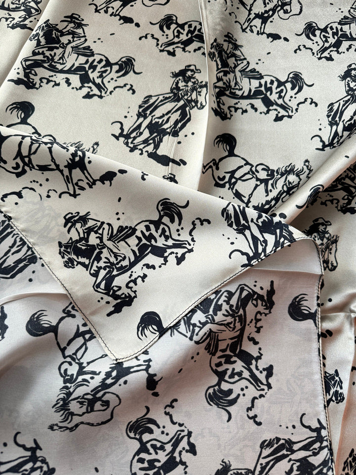 Silk Wild Rag -“Ride ‘em Cowgirl”