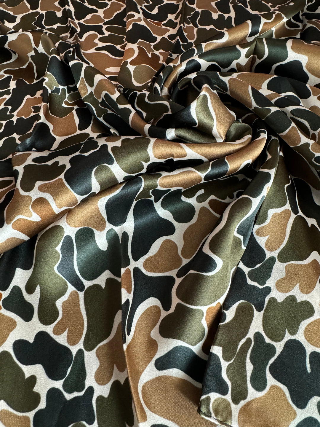 100% Silk Wild Rag -Duck Camouflage