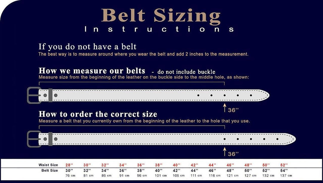 Tooled Succulents Genuine Leather Western Belt