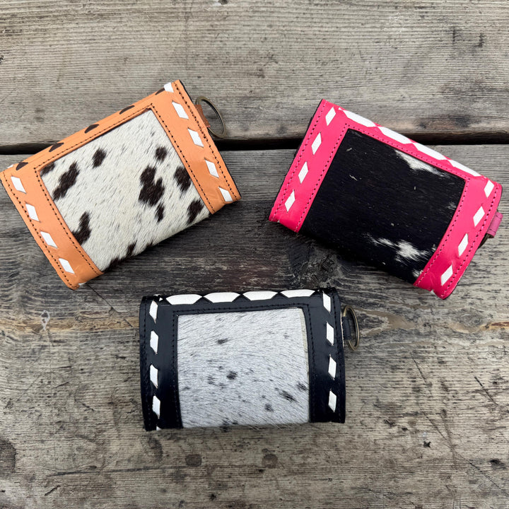 Black Pink or Brown Checkered Small Wallet by Double B Wild Rags Double B Wild Rags