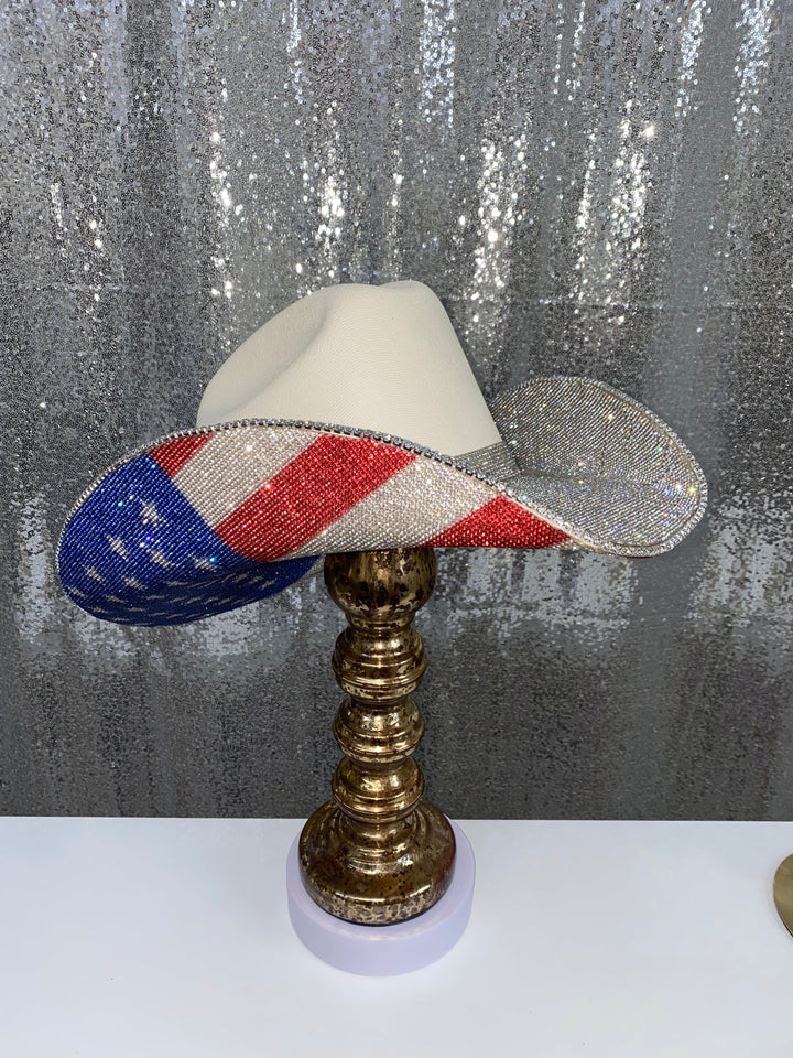 The "America" Hat -Sand Squared Styled Hat
