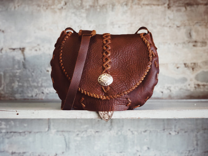 Wander Leather Saddle Handbag