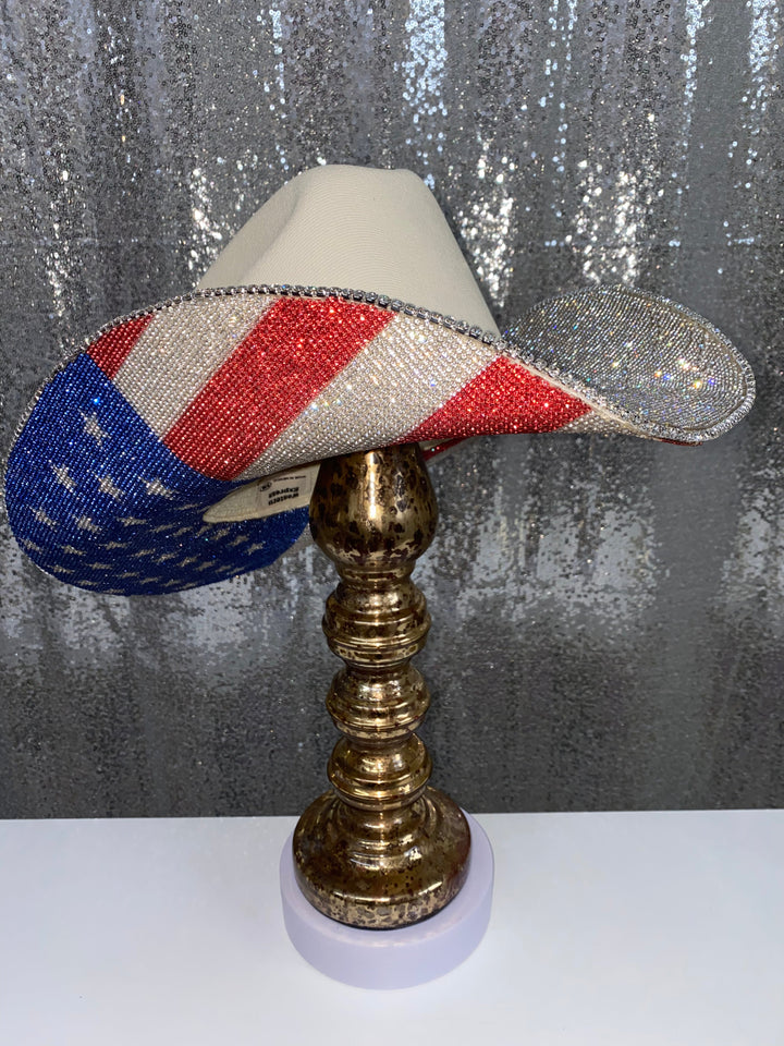 The "America" Hat -Sand Squared Styled Hat