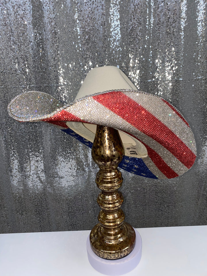 The "America" Hat -Sand Squared Styled Hat