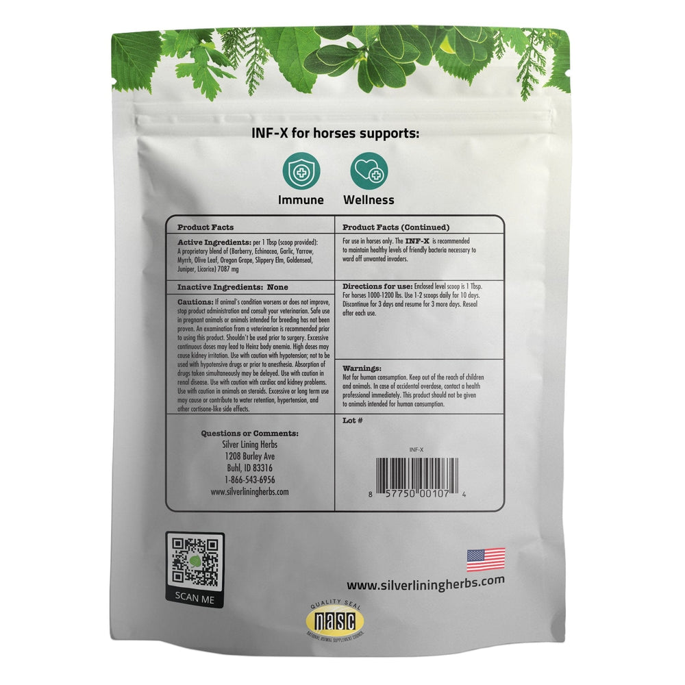 INF-X for Horses Silver Lining Herbs