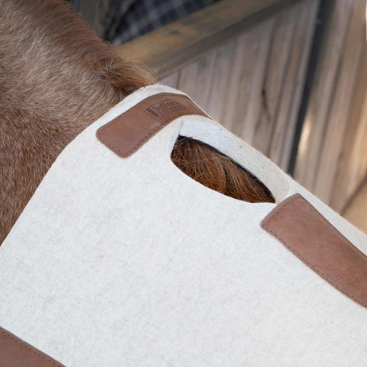 Jeffers WoolLuxe 100% Wool Equine Saddle Pad – Cushioned, Breathable, and Shock-Absorbing