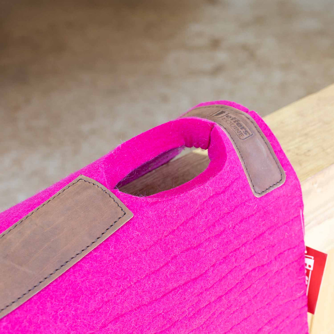 Jeffers WoolLuxe 100% Wool Equine Saddle Pad – Cushioned, Breathable, and Shock-Absorbing