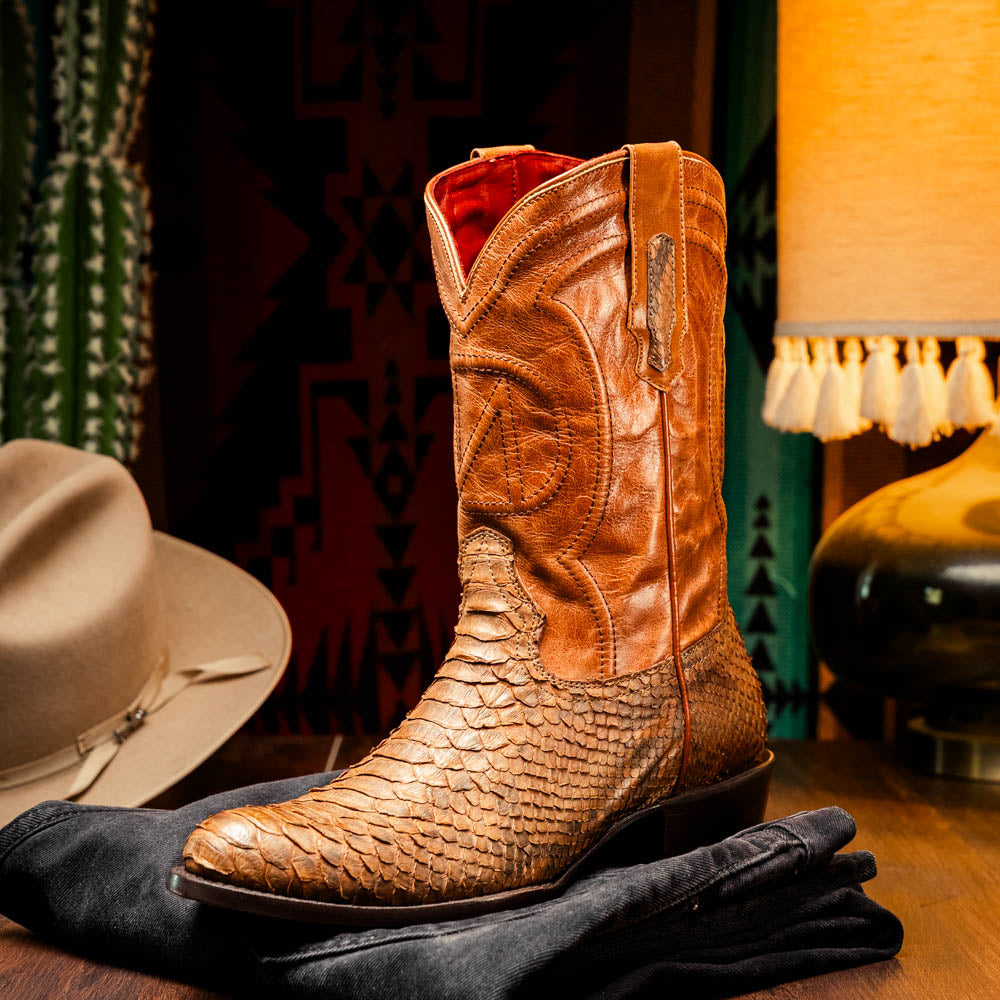 Marco Di Milano 
Kansas Cognac Men’s Cowgirl Boots Marco Di Milano