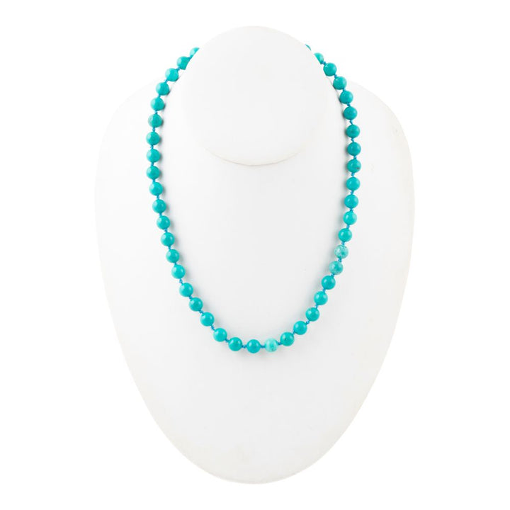 Love Knots Blue Turquoise Necklace