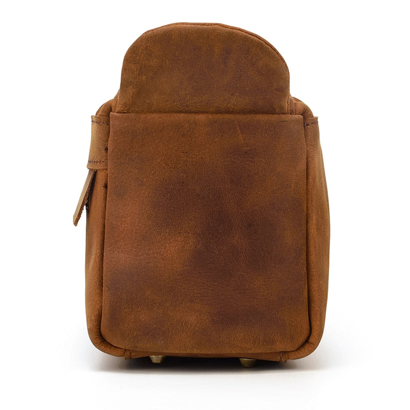 Dado Leather Dopp Kit | Handmade Leather Toiletry Bag STEEL HORSE LEATHER