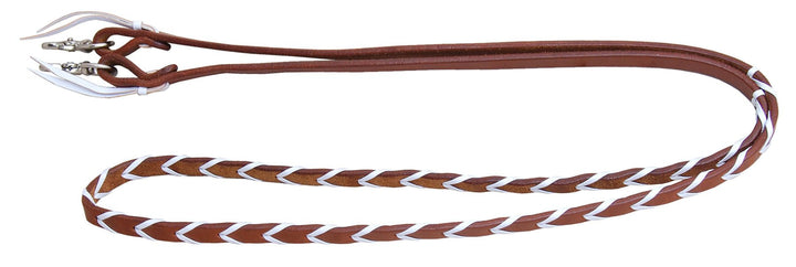 Rafter T Plaited Barrel Racing Reins Jeffers