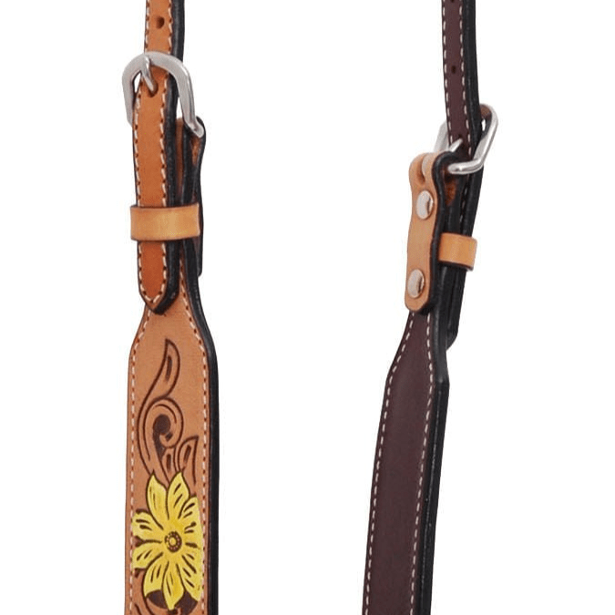 Rafter T Thunderbird Single Ear Headstall, Full, Lt Oil Rafter T