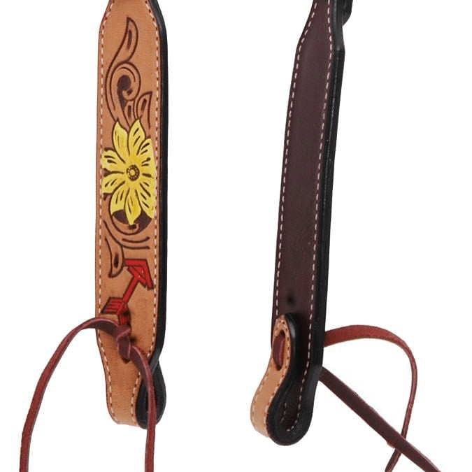 Rafter T Thunderbird Single Ear Headstall, Full, Lt Oil Rafter T
