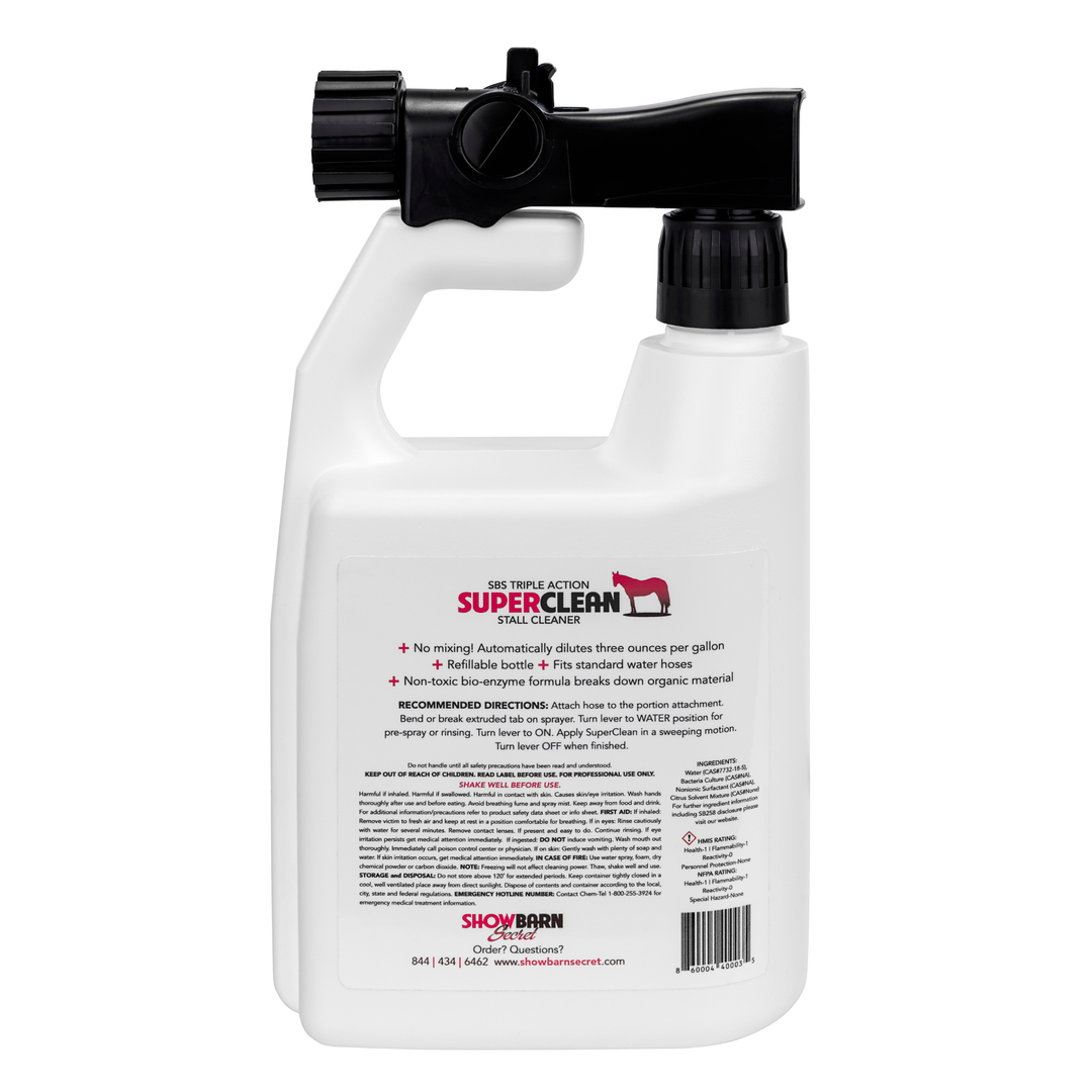 ShowBarn Secret® SuperClean® 32oz | Barn and Stall Cleaner -6 Pack Draw it Out®