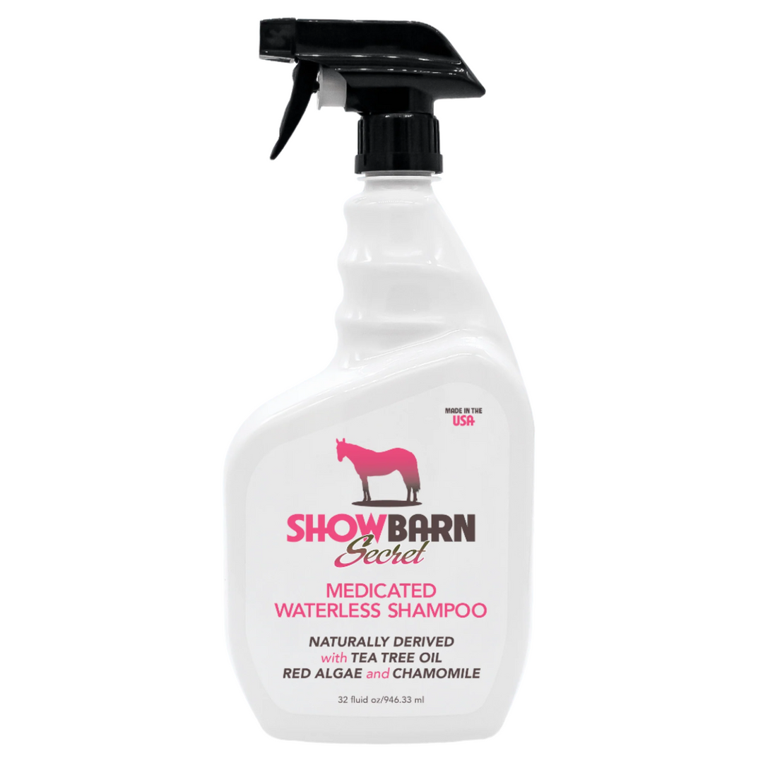 ShowBarn Secret® Waterless Tea Tree Shampoo 32oz | No-Rinse Grooming Draw it Out®