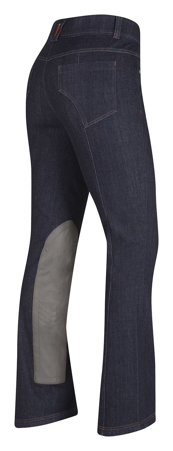Kerrits Women's Stretch Denim Extended Knee Patch Bootcut Riding Jeans Jeffers