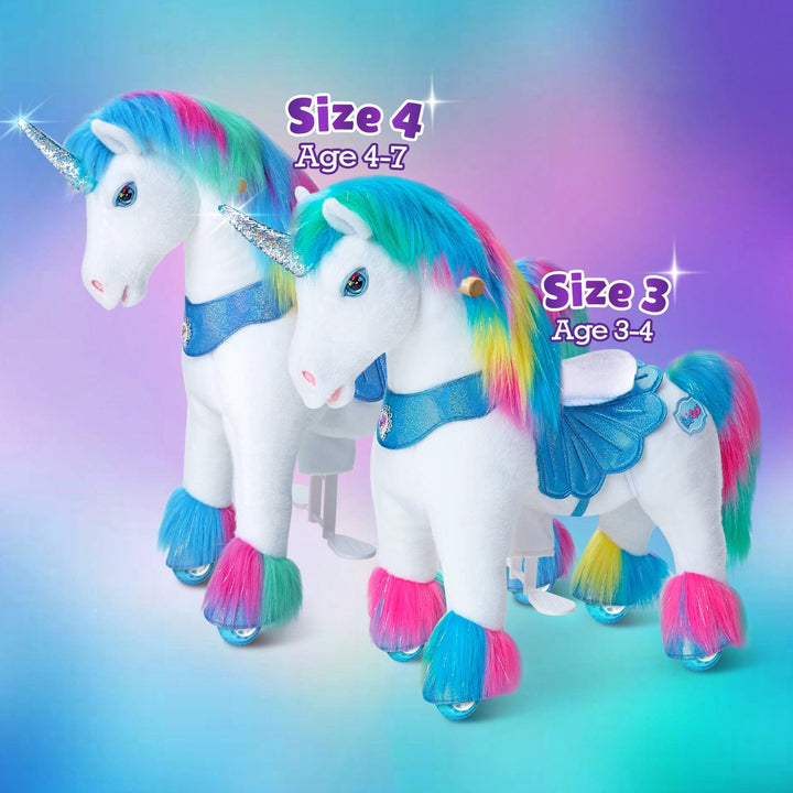 Ponycycle Model Y® Unicorn Ride-On Toy Age 4–7 – Rainbow PonyCycle, Inc.