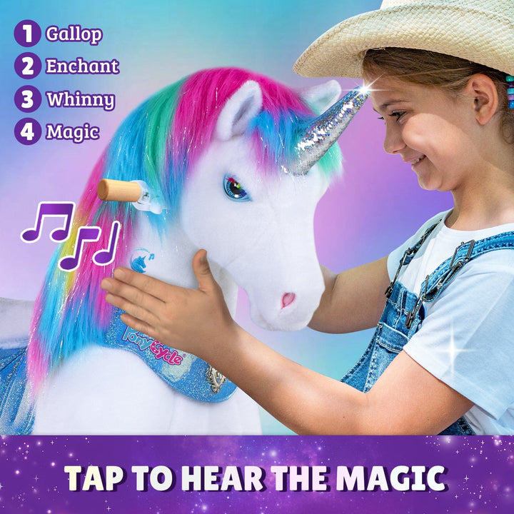 Ponycycle Model Y® Unicorn Ride-On Toy Age 4–7 – Rainbow PonyCycle, Inc.